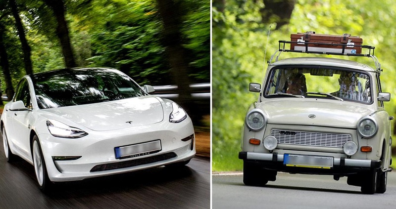 Népszerűbb a Trabant, mint a Tesla