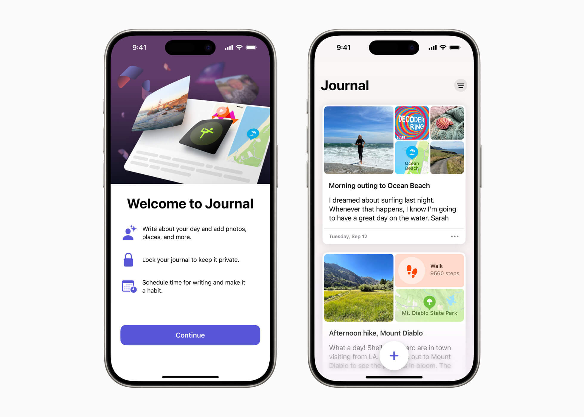 iOS 17.2 frissítés: Új Journal alkalmazás, térbeli videófelvétel és még sok más