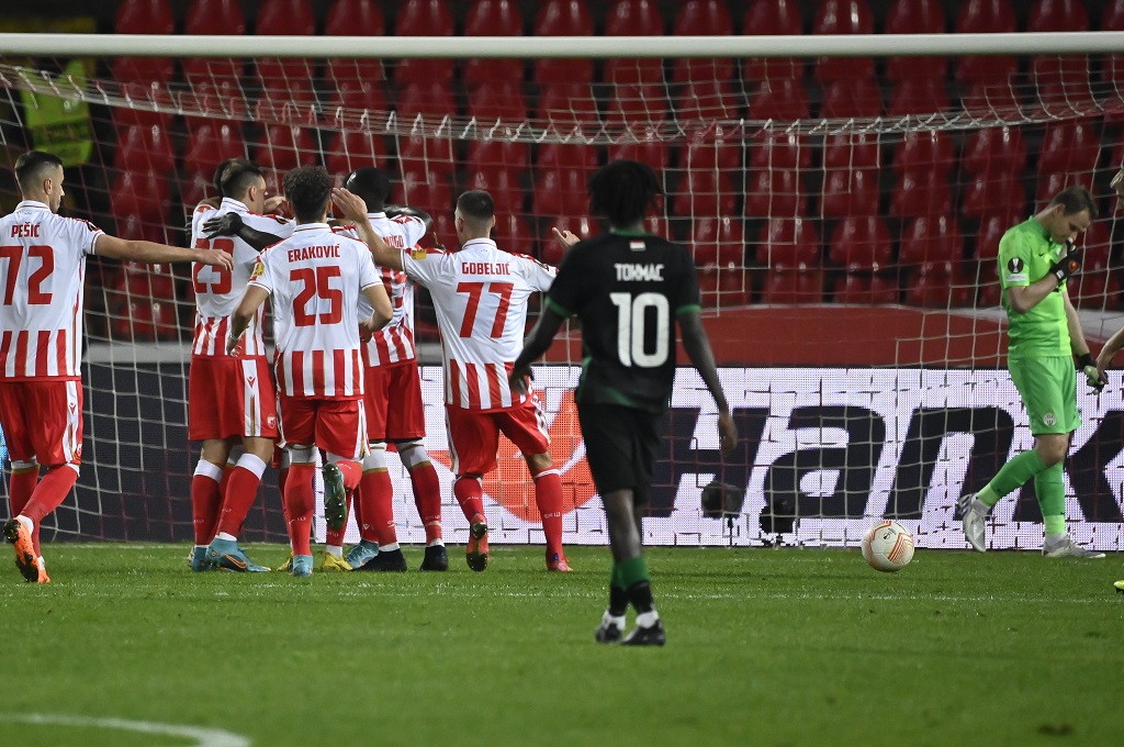 Ferencvárosi TC - FK Crvena Zvezda 2 : 1, 2022.10.13. (képek, adatok) •  UEFA Európa Liga csoportkör 4. forduló •