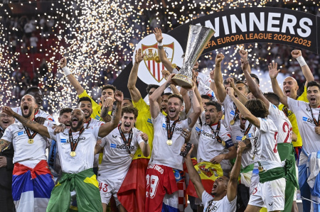  Európa-liga: ki más, mint a Sevilla – hétből hétszer lettek kupagyőztesek az andalúziaiak