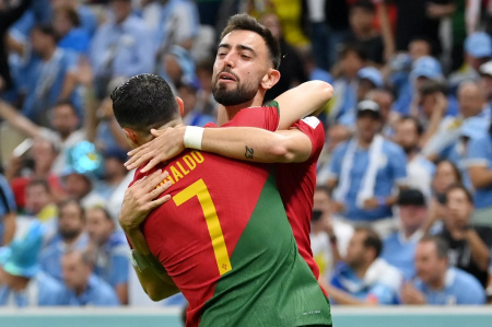  Foci-vb: ezúttal Ronaldo helyett Bruno Fernandes volt a portugál hős