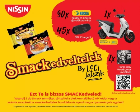  SMACKedveltelek: Nyerj értékes ajándékokat! (x)