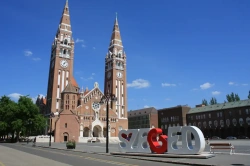 Trópusi meleg Szegeden, a középhőmérséklet Rómáéval vetekszik