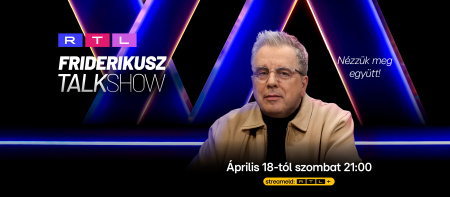  Friderikusz visszatér: Ők lesznek az RTL új talkshow-jának első vendégei