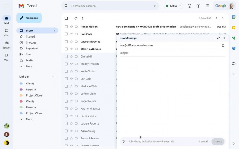 A Gmail új "Help Me Write" funkciója forradalmasítja az e-mail írást