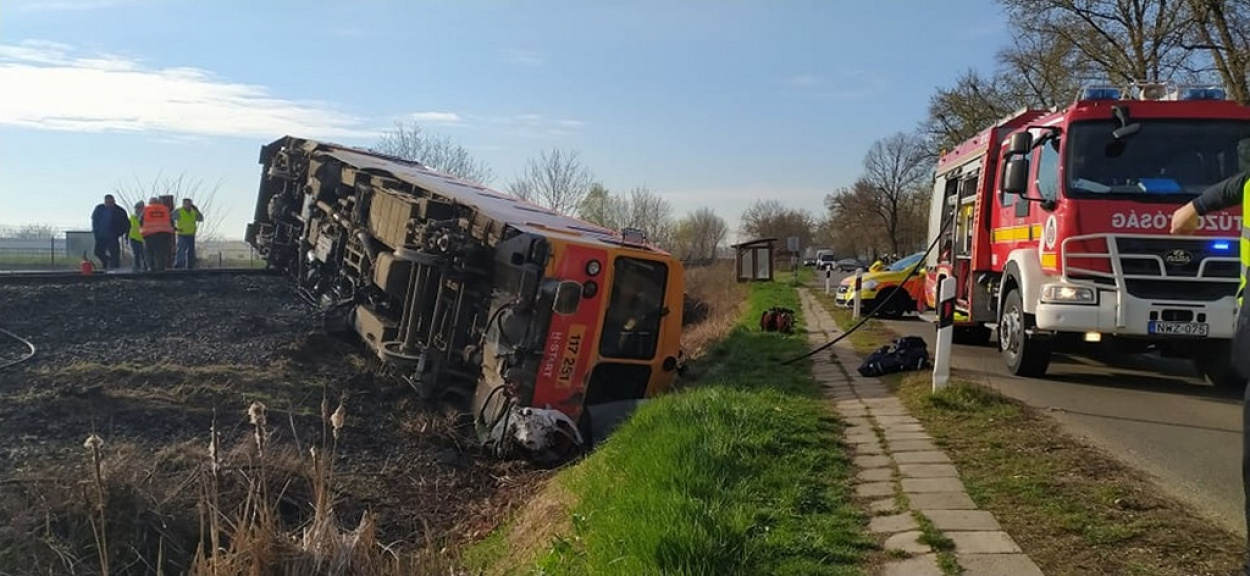 Tragikus vonatbaleset Mindszentnél! Több halott, rengeteg sérült!