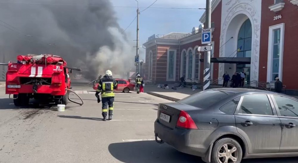 Kiderült, a szakadárok lőtték szét kramatorszki pályaudvart!