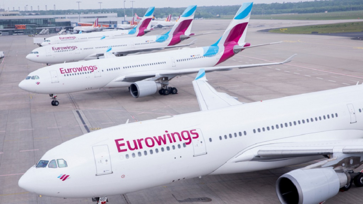 Pilótasztrájk miatt több száz járatát törölte az Eurowings, köztük az összes budapestit