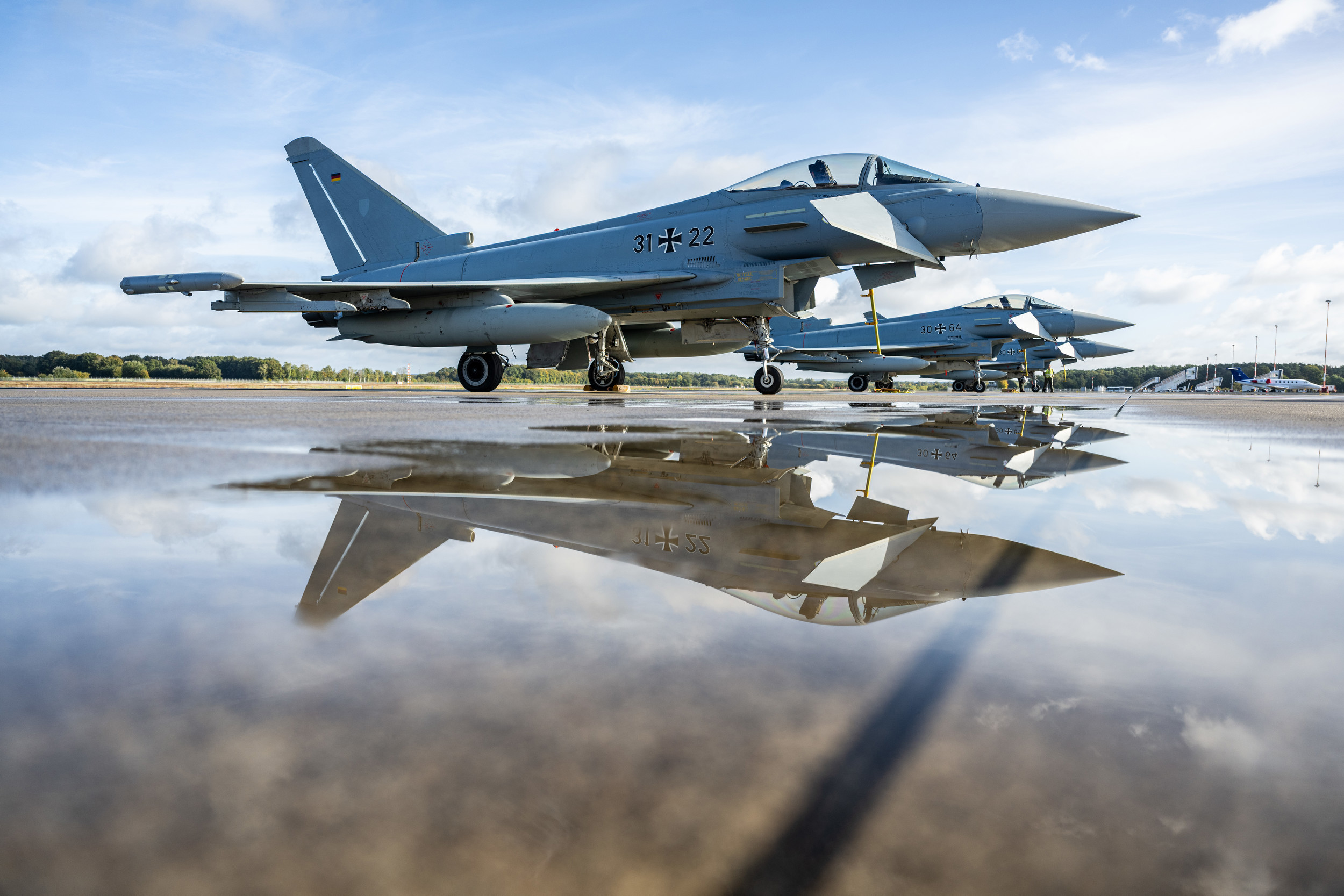 Németország harci gépeket telepített Lengyelországba a NATO keleti szárnyának védelmére