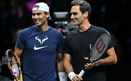  A nagy búcsúra összeállt a Fedal – Federer legnagyobb riválisa, Nadal oldalán fejezi be a pályafutását