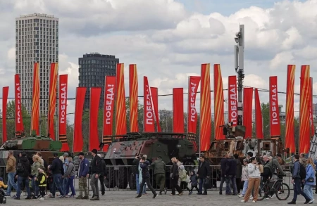  Putyin parádéja – Moszkvában tette közszemlére az elfogott nyugati harci eszközöket
