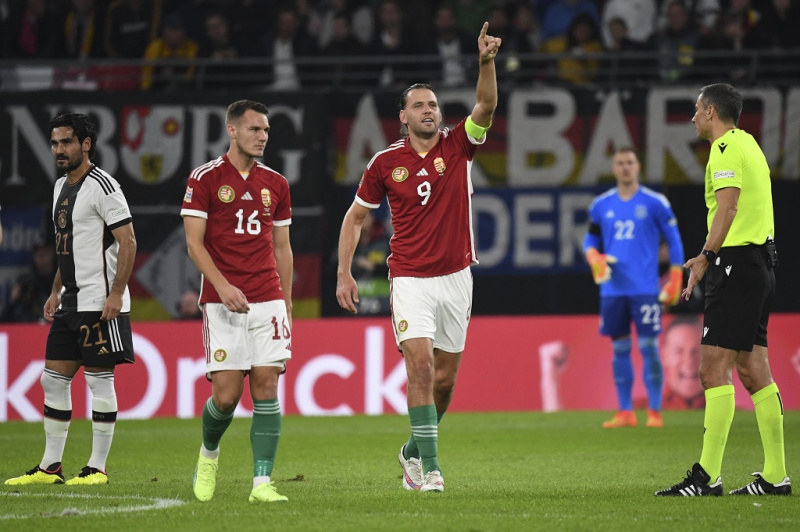 Magyar focicsoda Lipcsében! Szalai parádés góljával legyőzte a válogatott Németországot!