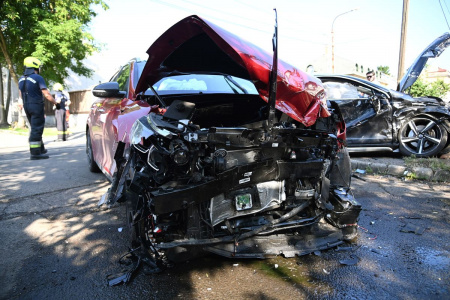  Két autó ütközött a XX. kerületben