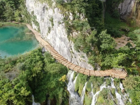  Újjáépült az útvonal a horvátországi nemzeti park legmagasabb vízeséséhez