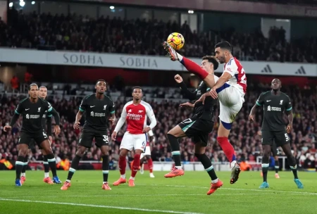  Arsenal–Liverpool: Döntetlennel zárult a rangadó