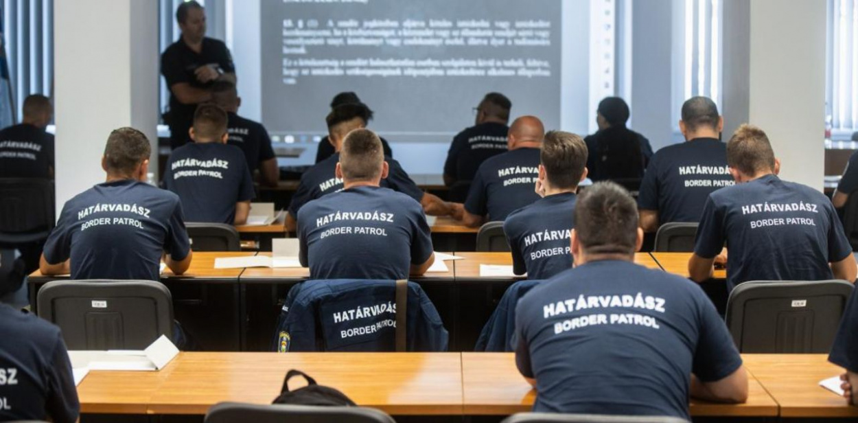 Megkezdték a határvadászok képzését