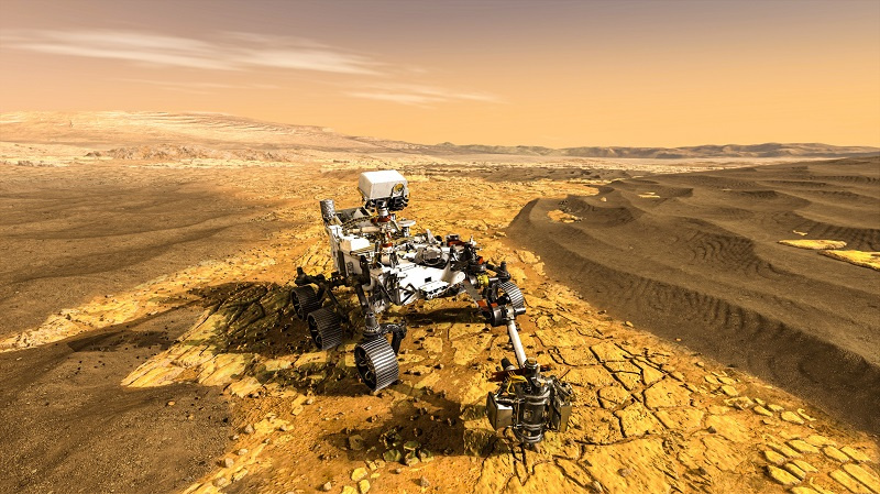 Sikeresen landolt a NASA marsjárója a vörös bolygón