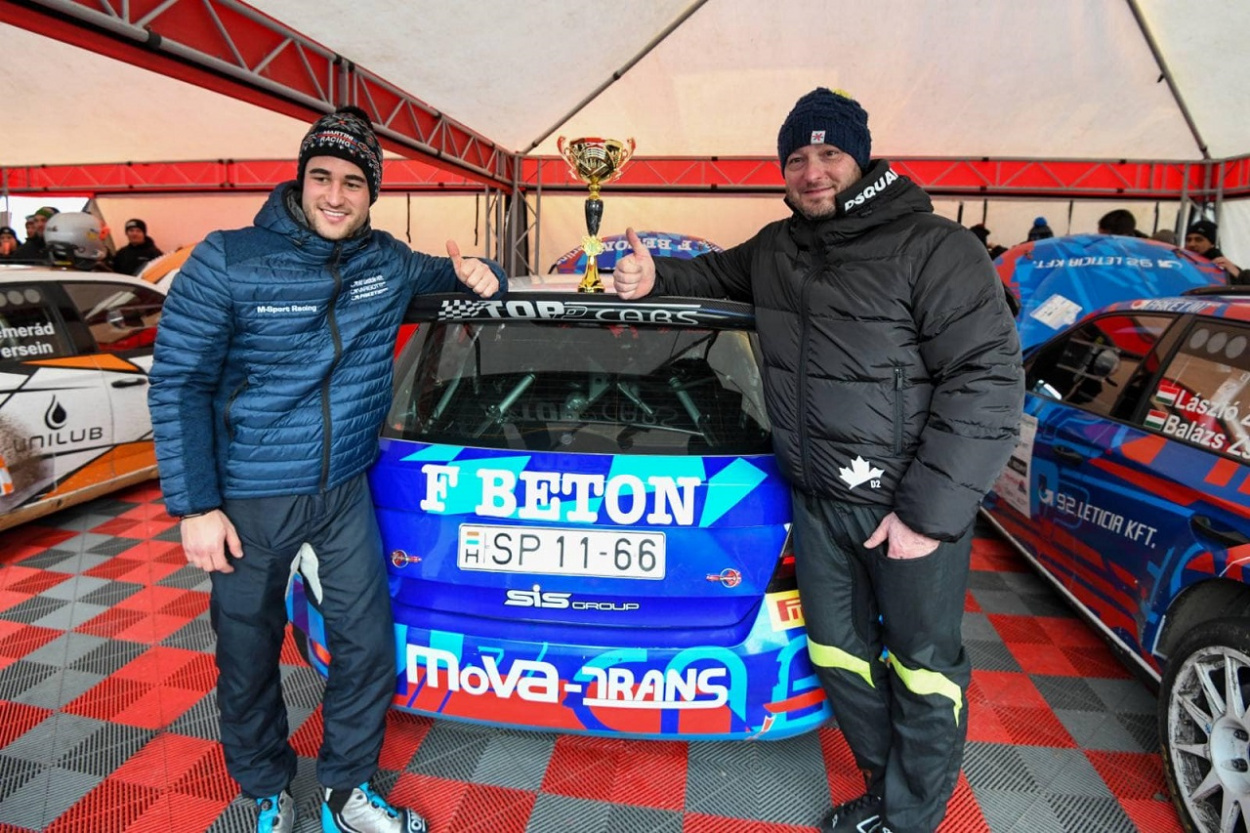 Magyar siker a Szilveszter Rallye-n! László Martin és Zsiros Gábor nyerte a viadalt