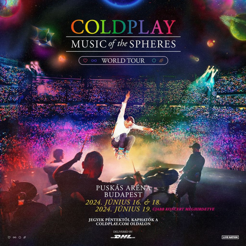 Triplázni fog a Coldplay, háromszor lép fel jövőre Budapesten