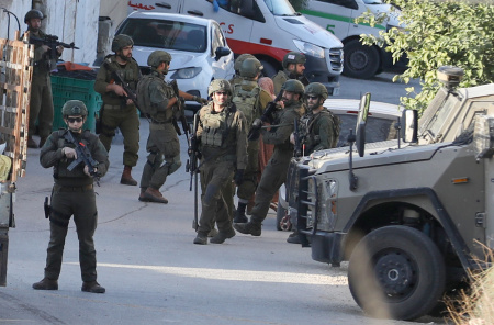  Átfogó izraeli hadművelet indult Ciszjordánia északi részén