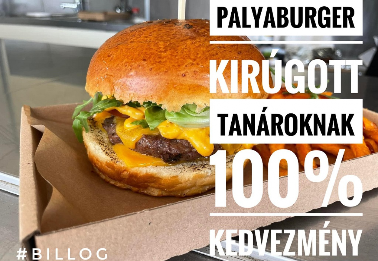 Feljelentették a kirúgott tanároknak ingyen „Palyaburgert” kínáló hamburgerezőt