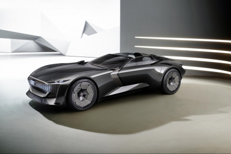  Az Audi bemutatja a Skysphere-t: egy futurisztikus, baljós kinézetű EV roadster