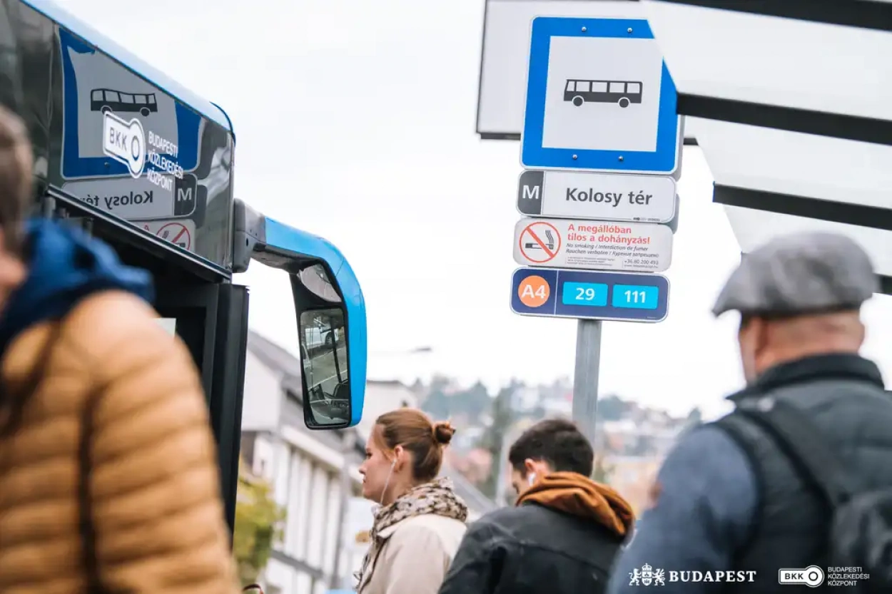 Testkamerák a BKK járatain