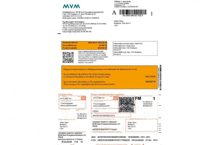  Így fog kinézni a gáz és áramszámla