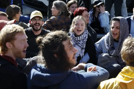  Őrizetbe vették Greta Thunberget egy brüsszeli tüntetésen