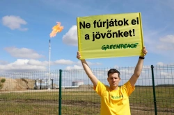 Rákkeltő anyagot talált a levegőben a Greenpeace a nyékpusztai fracking gázmezőn