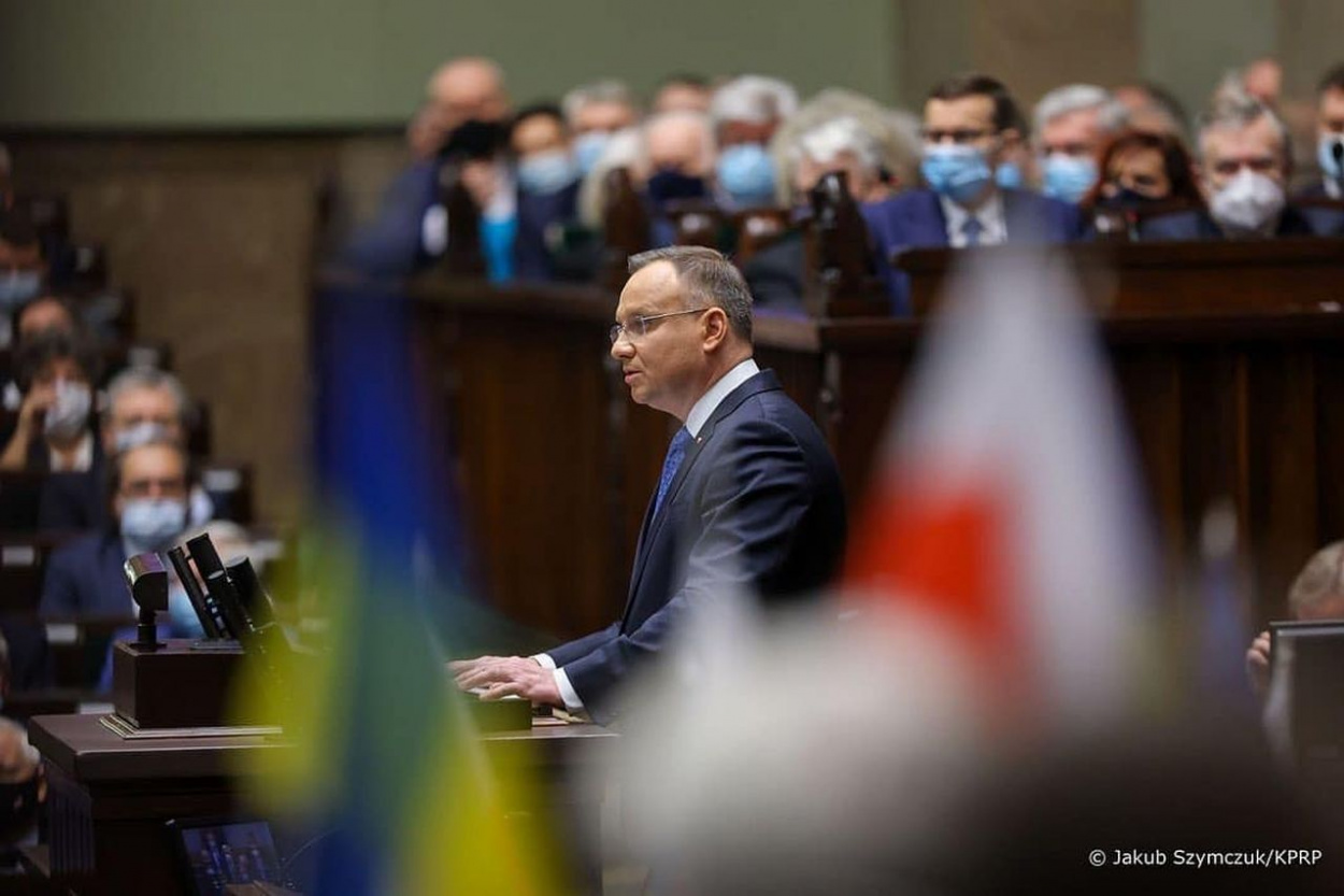 Lengyel elnök: Putyin politikailag már elvesztette a háborút