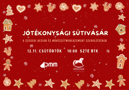  Jótékonysági sütivásár Szegeden: a Hintalovon Alapítványnak gyűjtenek a hallgatók