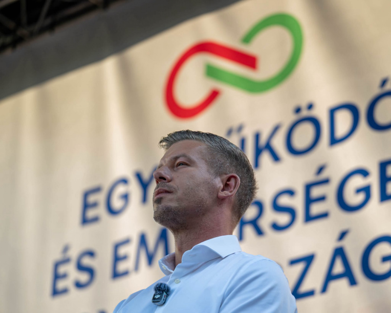 Magyar Péter Szolnokon: a kormányváltásból még nem lesz rendszerváltás