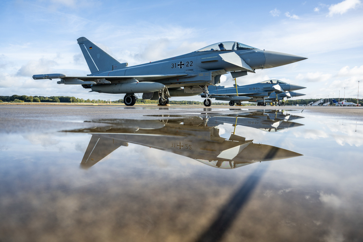 Németország harci gépeket telepített Lengyelországba a NATO keleti szárnyának védelmére