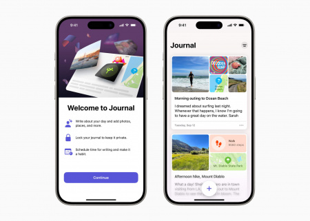  iOS 17.2 frissítés: Új Journal alkalmazás, térbeli videófelvétel és még sok más